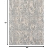 image:imageNourison Home Splendid Light Grey 53 x 73 Area Rug  Easy Clean Non Shedding Bed Room Living Room Dining Room Kitchen 5 x 7Light Grey