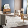 image:imageNourison Home Splendid Mocha Ivory 710 x 910 Area Rug  Easy Clean Non Shedding Bed Room Living Room Dining Room Kitchen 8 x 10Beige Blue