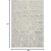 image:imageNourison Home Splendid Mocha Ivory 710 x 910 Area Rug  Easy Clean Non Shedding Bed Room Living Room Dining Room Kitchen 8 x 10Ivory Grey