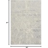 image:imageNourison Home Splendid Mocha Ivory 710 x 910 Area Rug  Easy Clean Non Shedding Bed Room Living Room Dining Room Kitchen 8 x 10Ivory Grey