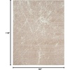 image:imageNourison Home Splendid Mocha Ivory 710 x 910 Area Rug  Easy Clean Non Shedding Bed Room Living Room Dining Room Kitchen 8 x 10Mocha Ivory