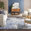 image:imageNourison Home Splendid Mocha Ivory 710 x 910 Area Rug  Easy Clean Non Shedding Bed Room Living Room Dining Room Kitchen 8 x 10Navy Ivory