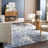 image:imageNourison Home Splendid Mocha Ivory 710 x 910 Area Rug  Easy Clean Non Shedding Bed Room Living Room Dining Room Kitchen 8 x 10Navy Ivory