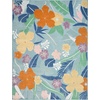 image:imageNourison Home Suncoast Green Blue 53 x 73 Area Rug  Easy Clean Non Shedding Bed Room Living Room Dining Room Kitchen 5 x 7Blue Multicolor