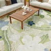image:imageNourison Home Suncoast Green Blue 53 x 73 Area Rug  Easy Clean Non Shedding Bed Room Living Room Dining Room Kitchen 5 x 7Green Blue