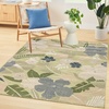 image:imageNourison Home Suncoast Green Blue 53 x 73 Area Rug  Easy Clean Non Shedding Bed Room Living Room Dining Room Kitchen 5 x 7Green Blue