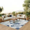 image:imageNourison Home Suncoast Green Blue 53 x 73 Area Rug  Easy Clean Non Shedding Bed Room Living Room Dining Room Kitchen 5 x 7Grey Navy