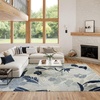 image:imageNourison Home Suncoast Green Blue 53 x 73 Area Rug  Easy Clean Non Shedding Bed Room Living Room Dining Room Kitchen 5 x 7Grey Navy