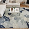 image:imageNourison Home Suncoast Green Blue 53 x 73 Area Rug  Easy Clean Non Shedding Bed Room Living Room Dining Room Kitchen 5 x 7Grey Navy