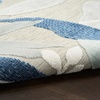 image:imageNourison Home Suncoast Green Blue 53 x 73 Area Rug  Easy Clean Non Shedding Bed Room Living Room Dining Room Kitchen 5 x 7Grey Navy