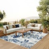 image:imageNourison Home Suncoast Multicolor 53 x 73 Area Rug  Easy Clean Non Shedding Bed Room Living Room Dining Room Kitchen 5 x 7Blue