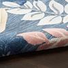 image:imageNourison Home Suncoast Multicolor 53 x 73 Area Rug  Easy Clean Non Shedding Bed Room Living Room Dining Room Kitchen 5 x 7Denim Multi