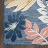 image:imageNourison Home Suncoast Multicolor 53 x 73 Area Rug  Easy Clean Non Shedding Bed Room Living Room Dining Room Kitchen 5 x 7Denim Multi