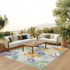 image:imageNourison Home Suncoast Multicolor 53 x 73 Area Rug  Easy Clean Non Shedding Bed Room Living Room Dining Room Kitchen 5 x 7Multi Color