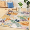 image:imageNourison Home Suncoast Multicolor 53 x 73 Area Rug  Easy Clean Non Shedding Bed Room Living Room Dining Room Kitchen 5 x 7Multi Color