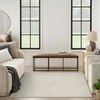 image:imageNourison Home Textured Home Beige Ivory 53 x 7 Area Rug  Easy Clean Non Shedding Bed Room Living Room Dining Room Kitchen 5 x 7Beige Ivory