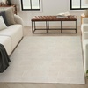 image:imageNourison Home Textured Home Beige Ivory 53 x 7 Area Rug  Easy Clean Non Shedding Bed Room Living Room Dining Room Kitchen 5 x 7Beige Ivory