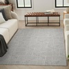image:imageNourison Home Textured Home Beige Ivory 53 x 7 Area Rug  Easy Clean Non Shedding Bed Room Living Room Dining Room Kitchen 5 x 7Charcoal Ivory