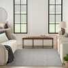 image:imageNourison Home Textured Home Beige Ivory 53 x 7 Area Rug  Easy Clean Non Shedding Bed Room Living Room Dining Room Kitchen 5 x 7Charcoal Ivory