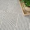 image:imageNourison Home Textured Home Beige Ivory 53 x 7 Area Rug  Easy Clean Non Shedding Bed Room Living Room Dining Room Kitchen 5 x 7Charcoal Ivory