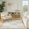 image:imageNourison Home Textured Home Beige Ivory 53 x 7 Area Rug  Easy Clean Non Shedding Bed Room Living Room Dining Room Kitchen 5 x 7Grey Ivory