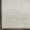 image:imageNourison Home Textured Home Beige Ivory 53 x 7 Area Rug  Easy Clean Non Shedding Bed Room Living Room Dining Room Kitchen 5 x 7Grey Ivory