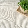 image:imageNourison Home Textured Home Beige Ivory 53 x 7 Area Rug  Easy Clean Non Shedding Bed Room Living Room Dining Room Kitchen 5 x 7Ivory