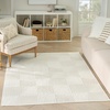 image:imageNourison Home Textured Home Beige Ivory 53 x 7 Area Rug  Easy Clean Non Shedding Bed Room Living Room Dining Room Kitchen 5 x 7Ivory