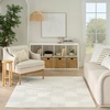 image:imageNourison Home Textured Home Beige Ivory 53 x 7 Area Rug  Easy Clean Non Shedding Bed Room Living Room Dining Room Kitchen 5 x 7Ivory