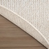 image:imageNourison Home Textured Home Ivory Beige 8 x Round Area Rug  Easy Clean Non Shedding Bed Room Living Room Dining Room Kitchen 8 x RoundIvory Beige