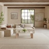 image:imageNourison Home Textured Home Ivory Beige 8 x Round Area Rug  Easy Clean Non Shedding Bed Room Living Room Dining Room Kitchen 8 x RoundIvory Beige