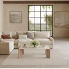 image:imageNourison Home Textured Home Ivory Beige 8 x Round Area Rug  Easy Clean Non Shedding Bed Room Living Room Dining Room Kitchen 8 x RoundIvory Beige