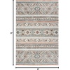 image:imageNourison Home Thalia Grey Multicolor 6 x 9 Area Rug  Easy Clean Non Shedding Bed Room Living Room Dining Room Kitchen 6 x 9Grey Multicolor