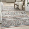 image:imageNourison Home Thalia Grey Multicolor 6 x 9 Area Rug  Easy Clean Non Shedding Bed Room Living Room Dining Room Kitchen 6 x 9Grey Multicolor