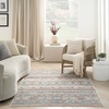image:imageNourison Home Thalia Grey Multicolor 6 x 9 Area Rug  Easy Clean Non Shedding Bed Room Living Room Dining Room Kitchen 6 x 9Grey Multicolor