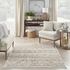 image:imageNourison Home Thalia Grey Multicolor 6 x 9 Area Rug  Easy Clean Non Shedding Bed Room Living Room Dining Room Kitchen 6 x 9Ivory Multicolor