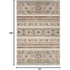 image:imageNourison Home Thalia Grey Multicolor 6 x 9 Area Rug  Easy Clean Non Shedding Bed Room Living Room Dining Room Kitchen 6 x 9Ivory Multicolor