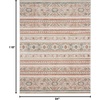 image:imageNourison Home Thalia Grey Multicolor 6 x 9 Area Rug  Easy Clean Non Shedding Bed Room Living Room Dining Room Kitchen 6 x 9Ivory Multicolor
