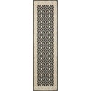 image:imageNourison Home Traditional Empire Bohemian Silver 23 x 8 Area rug Easy Clean Non Shedding Bed Room Living Room Dining Room Kitchen 2x8Black