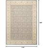image:imageNourison Home Traditional Empire Bohemian Silver 23 x 8 Area rug Easy Clean Non Shedding Bed Room Living Room Dining Room Kitchen 2x8Silver