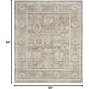 image:imageNourison Home Traditional Home Traditional Grey 26 x 46 Area Rug Easy Cleaning Non Shedding Bed Room Living Room Dining Room Kitchen 3x5Grey