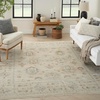 image:imageNourison Home Traditional Home Traditional Grey 26 x 46 Area Rug Easy Cleaning Non Shedding Bed Room Living Room Dining Room Kitchen 3x5Ivory Beige