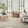 image:imageNourison Home Traditional Home Traditional Grey 26 x 46 Area Rug Easy Cleaning Non Shedding Bed Room Living Room Dining Room Kitchen 3x5Ivory Beige