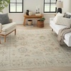 image:imageNourison Home Traditional Home Traditional Grey 26 x 46 Area Rug Easy Cleaning Non Shedding Bed Room Living Room Dining Room Kitchen 3x5Ivory Beige