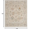 image:imageNourison Home Traditional Home Traditional Grey 26 x 46 Area Rug Easy Cleaning Non Shedding Bed Room Living Room Dining Room Kitchen 3x5Ivory Beige