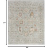 image:imageNourison Home Traditional Home Traditional Grey 26 x 46 Area Rug Easy Cleaning Non Shedding Bed Room Living Room Dining Room Kitchen 3x5Mint