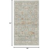 image:imageNourison Home Traditional Home Traditional Grey 26 x 46 Area Rug Easy Cleaning Non Shedding Bed Room Living Room Dining Room Kitchen 3x5Mint