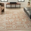 image:imageNourison Home Traditional Home Traditional Grey 26 x 46 Area Rug Easy Cleaning Non Shedding Bed Room Living Room Dining Room Kitchen 3x5Terracotta