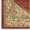 image:imageNourison Home Traditional Vintage Center Medallion Red 8 x 11 Area Rug Easy Cleaning Non Shedding Bed Room Living Room Dining Room Kitchen 8x11Red