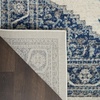 image:imageNourison Home Traditional Vintage Traditional Ivory Blue 53 x 73 Area Rug Easy Clean Non Shedding Bed Room Living Room Dining Room Kitchen 5x7Ivory Blue